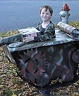 Soldier in a Tank Costume