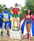 Wonder Woman, Batman and Robin Costumes
