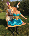 Aladdin and Jasmine on their Magic Carpet Costume