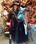 Alice in Wonderland Cheshire Cat and Mad Hatter Costume