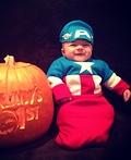 Baby Captain America Costume