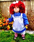 Creative DIY Raggedy Ann Baby Costume | Easy DIY Costumes - Photo 3/4