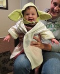 DIY Yoda Baby Costume | DIY Costumes Under $25