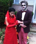 Beetlejuice and Lydia Costume