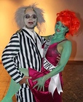 Miss Argentina and Beetlejuice Costume