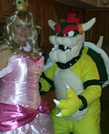 Bowser and Princess Peach Costume