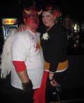 Bull Fighter vs Red Bull Costume