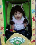 Cabbage Patch Kid Homemade Costume For A Baby 