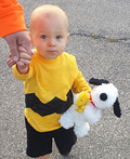 DIY Charlie Brown Baby Costume