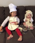 Chef Mamma Mia and Spaghetti and Meatballs Costume