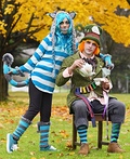 Cheshire Cat and Mad Hatter Costume