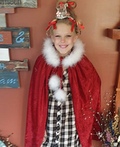 Dr. Seuss Cindy Lou Who Character Costume for Girls - Photo 2/3