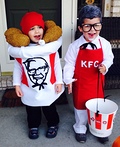 KFC Colonel Sanders and Chicken Kids Costumes