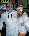 Colonel Sanders and his Chick Costume