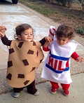 Milk and Cookies Family Costume Idea