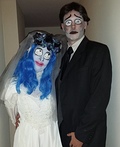 Homemade Corpse Bride and Groom Couple Costume - Photo 4/5