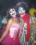 Crazy Clown Couple Costume