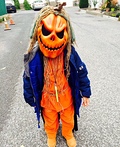 Creepy Pumpkin Scarecrow Costume
