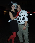Cruella DeVille and Dalmatian Costume