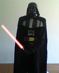 Homemade Lego Darth Vader Costume