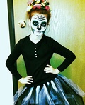 Dia De Los Muertos Sugar Skull Costume