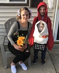 Elliot and Gertie and ET Costume
