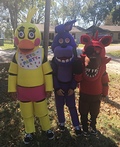 Five Nights at Freddy's and Nightmare Fred Bear Costume