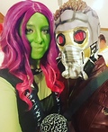 Gamora and Star-Lord Costume