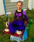 Genie on a Magic Carpet Illusion Costume