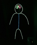 Glow Stick Figure -DIY Baby Halloween Costume - Photo 2/2