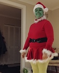 Grinch cheermeister halloween costume