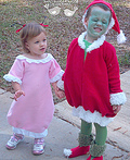 The Grinch and Cindy Lou Who Homemade Costumes