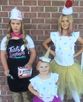 Ice Cream Parlor Employee & her Sweet Treats Costume