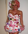 Lady Gaga Hello Kitty Costume