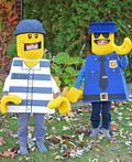 Lego Policeman and Criminal Mini Figure Costumes | DIY Costumes Under $65