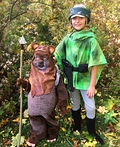 Leia and Ewok Costume