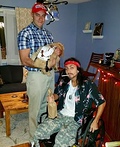 Lieutenant Dan and Forest Gump Costume