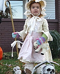 Little Bo Peep and her Sheep Halloween Costumes