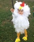 Chicken Little Baby Costume | No-Sew DIY Costumes - Photo 2/4