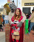 Adult Couple Little Red Riding Hood and the Big Bad Wolf Costume