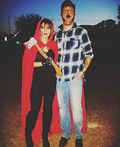 Little Red Riding Hunter and her Wolfman Costume