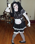 Homemade Wind Up Doll Costume - Photo 4/10