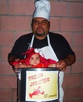 Lobster Baby & Daddy Chef Costume