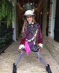 Mad Hatter's Daughter Costume