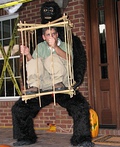 Man in a Cage Costume