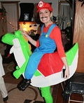 Mario Riding Yoshi Costume