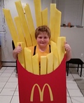 French Fries and Ketchup Halloween Costume | DIY Costumes Under $25