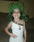 Homemade Medusa Gorgon Costume - Photo 2/3