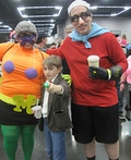 Mermaid Man and Barnacle Boy Costume