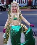 Mermaid on a Rock Costume